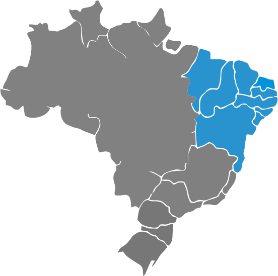 Mapa de Atuação Ar Clean